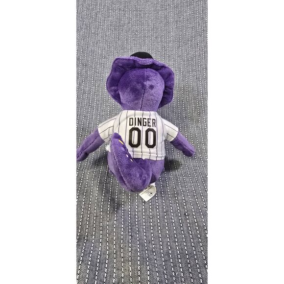Genuine Merchandise MLB Colorado Rockies Mascot Dinger 6"Plush - Picture 3 of 6